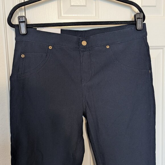 NWT Fleece Line Jeggings Dark Blue Womens Size 16 - Picture 2 of 11